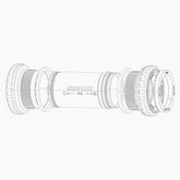 Sram Bottom Bracket Shield And Wave Washer Assy Pressfit Gxp Road Bottom Bracket
